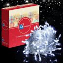 ascension Plastic 40 feet 12 Meter 42 LED Bulb String Fairy Lights White for Indoor & Outdoor Decorations String Lights...