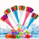 Ascension Set of 6 Bunch 222 MagicWater Balloons/Multcolor Filling in 60 Seconds Easy Quick Start Splash Party with Kids and Adults Magic Balloons for Holi Summer Party...