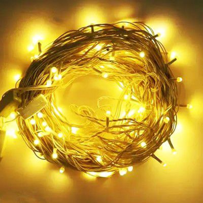 ascension ® Set of String Strip Decoration Lights Diwali/Festival/Wedding/Gifting/Xmax/New Year 13 Meter (1, Warm White)