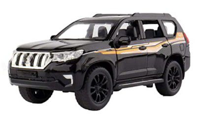 Ascetic Exclusive Alloy Metal Pull Back Die-cast Car Scale Model with Sound Light Mini Auto Toy for Kids (toyataa Pardo)