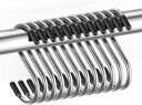 ASFUN Smart Heavy Duty S Hooks Shaped Hooks Hanging Hooks for Bathroom, Bedroom, Kitchen & Office: Pan, Pot, Coat, Bag, Small Plants (3.25 Inch / 4mm) (Pack of (10)...
