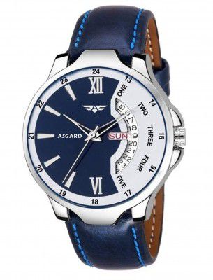 ASGARD Analog Men's & Boy's Watch (Multicolored Dial, Blue Colored Strap)