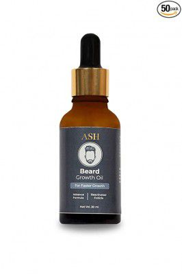 ASH Daily Repair Beard Oil | Non-Sticky|Beard Oil for Patchy Beard - 30ml