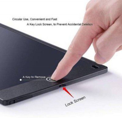 ashaworld 8.5 inch LCD Writing Pad For Kids Re-Writing Paperless Electronic Digital Slate E Writer Pads Notepad Board