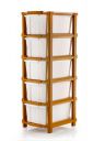 Ashlas Plastic Drawer Organizer Self Standard Rectangular Multi Purpose Modular Drawer System Large Chest (5 Layer)...