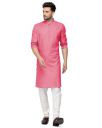 ashtang Men's Cotton Blend Solid Regular Fit Plain Kurta (PLN K= Gajri 44 2XL)...