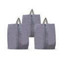 Ashtron Shoe Storage Organizer Bags Set, Water-Resistant Nylon Fabric with Sturdy Zipper for Traveling (6 Pack) (Grey- 3Piece)...