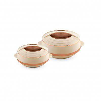 Asian Olympic Inner Steel Casserole (800 ml, 1200 ml) | Rose Gold