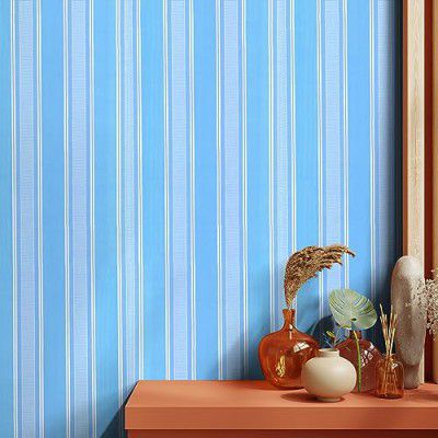 Asian Paints ezyCR8 Serene Blue Multicolour Blue Self-Adhesive Peel & Stick Wallpaper, DIY Wall Sticker -45 x 500cm