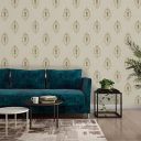 Asian Paints Floral Beige Golden |Non-Adhesive Wallpapers - FE101132| ...
