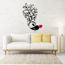 Asian Paints Heart & Blossom Decorative Multicolor Wallpaper  (70 cm x 45 cm)...