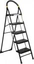 Asian Paints TruCare 5 Steps|Black color|5 Year Warranty|Home Ladder|Anti-Skid, Foldable Steel Ladder  (With Platform, Hand Rail)...