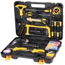 Asian Paints TruCare Hand Tools Kit (104 Pieces) for Household DIY & Emergency Maintenance | Compact & Portable set of Measuring Tape, Hammer, Plier, Wrench, Digital voltage tester, Screwdrivers...