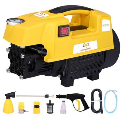 Asian Paints Trucare High Pressure Washer 1800w 120 bar Pressure | 7 Litre/min Flow Rate | 8 Meters Outlet Hose provided | Portable, Used for Home Cleaning, Bike & car Cleaning | Grip Handle