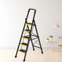 Asian Paints TruCare Home Elite 5-Steps Ladder, Foldable with Slip-Resistant Steel Steps, Heavy Duty, Anti-Skid PVC Feet, Double-Locking Technology, Secured Hand Grip, Lightweight...