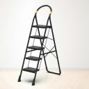 Asian Paints TruCare Home Ladder, Foldable with 5 Slip-Resistant Steps (5 Steps, Black)...