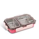 Asian Plastowares - 2 Insulated Lunch Box | Light Pink...