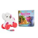 Asian Portable Plastic Pull Along Sultan Elephant for Kids 1 Peace (Multicolor)...