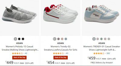 ASIAN Women's Shoes starts ₹471