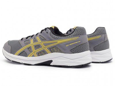ASICS Mens Gel-Contend 5B Clay Grey/Light Mustard Running Shoe - 7 UK