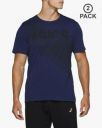 ASICS Pack of 2 Crew-Neck T-shirts with Brand Print...