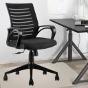 ASTRIDE Office Chair-BLACK | Mid Back | Height Adjustable, Revolving, Tilt Lock | Nylon | Heavy Duty...