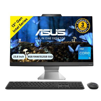 ASUS A3402WVA-BPC002WS A3402 23.8" FHD, i5-1335U, 8GB RAM, 512GB SSD, Win11, All-in-One PC