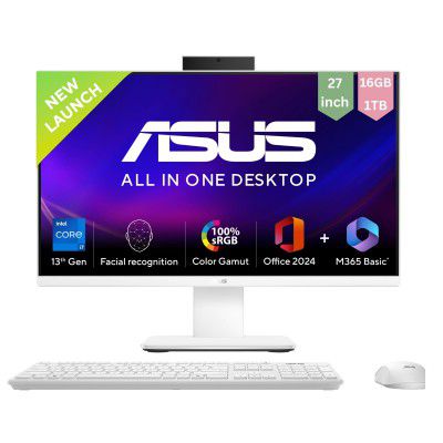 [Extra Rs 8250 Off] ASUS AiO V470,13th Gen Intel Core i7-13620H, 27"(16GB RAM/1TB SSD) V470VA-KWPE006WS