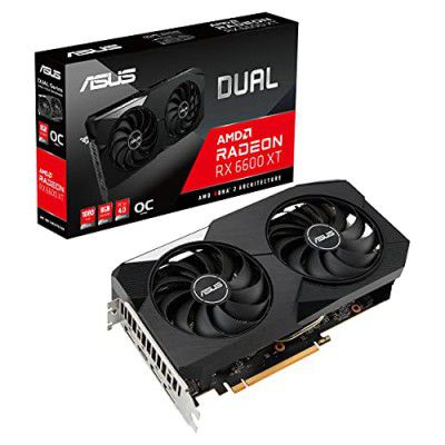 ASUS Dual AMD Radeon RX6600XT 8GB GDDR6 Graphics Card