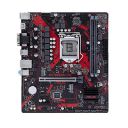 ASUS EX-B560M-V5 (Intel LGA1200 for 11th & 10th Gen Intel Core and Celeron) mATX Motherboard with PCIe 4.0, 2 M.2 Slots, Realtek Ethernet, TPM Header, SafeSlot Core, DDR4, 8-pin Power Connector, Red...