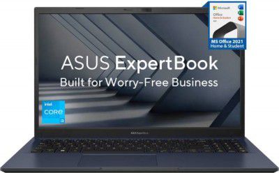 ASUS ExpertBook B15 Intel Core i3 12th Gen 1215U B1502CBA-NJ1090WS (8 GB/512 GB SSD) Thin and Light Laptop  (15.6 Inc, 1.69 Kg)