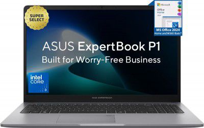 ASUS ExpertBook P1 (i3 14th Gen) with 1 Yr ADP Intel Core 3 100U - (8 GB/512 GB SSD) P1403CVA-S61821WS Laptop 