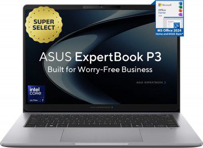 ASUS ExpertBook P3 Intel Core Ultra 7 255H - (16 GB/512 GB SSD) P3406CCAP-LY0161WS Thin and Light Laptop 