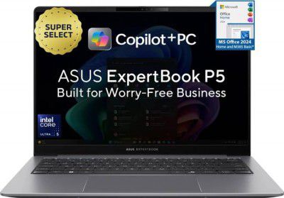 ASUS Expertbook P5 full metal AI PC Intel Core Ultra 5 226V - (16 GB/1 TB SSD/Windows 11 Home) P5405CSA-NZ0583WS