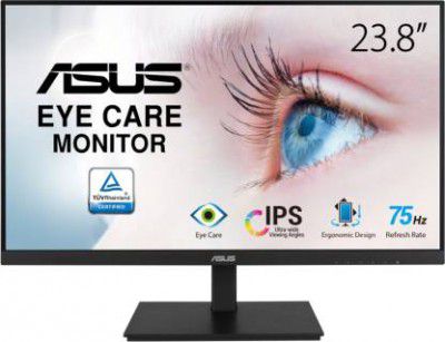 ASUS EYE-CARE 23.8" Full HD LED Backlit IPS Panel Monitor (VA24DQ)