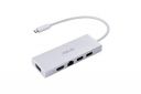 ASUS OS200 USB-C DONGLE with Two USB 3.0 Ports, Gigabit Ethernet Port, HDMI and VGA, Support with Windows 10 OS & Above, Not Compatible with Mac OS, White...