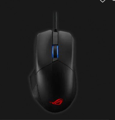 ASUS ROG Chakram Core Wired Optical Gaming Mouse (16000 DPI, Push-Fit Switch Sockets Design, Black)