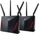 ASUS RT-AC86U (2 Pack) 5834 Mbps Gaming Router  (Black, Dual Band)...