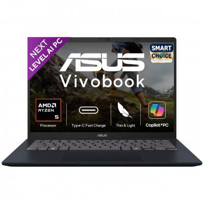 ASUS Vivobook 14, Ryzen AI 5 (16GB RAM /512GB SSD) M1407KA-LY132WS Laptop