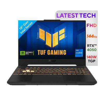 ASUS TUF Gaming F15 (FX507VU-LP210WS) — 15.6? FHD 144 Hz, Intel i7-13620H, RTX 4050, 16 GB RAM, 512 GB SSD, 90 Wh battery · Mecha Gray, ~2.2 kg.
