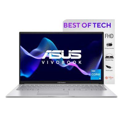 ASUS Vivobook 15, Intel Core i5-1235U 12th Gen, 15.6" (39.62 cm) FHD, Thin and Light Laptop (16GB RAM/512GB SSD/1.7 kg), X1504ZA-NJ542WS