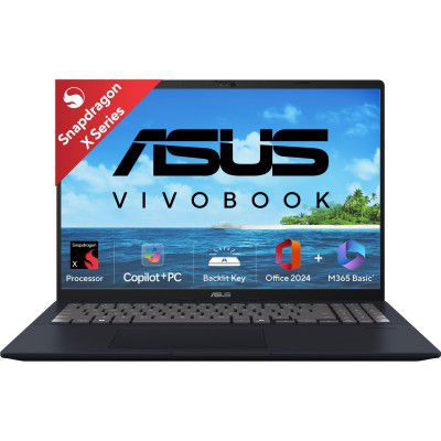 ASUS Vivobook 16,Snapdragon X,Copilot+ AI PC(16GB RAM/512GB SSD) X1607QA-MB049WS