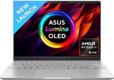 ASUS Vivobook S 14 OLED - AI PC, AMD Ryzen AI 9 12 Core HX 370 - (24 GB/512 GB SSD) M5406WA-PP962WS Thin and Light Laptop  (14 Inch, Cool Silver)