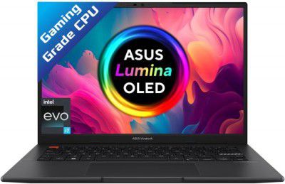 ASUS Vivobook S14 OLED Intel EVO H-Series Intel Core i7 12th Gen 12700H - (16 GB/512 GB SSD/Windows 11 Home) S3402ZA-KM702WS Laptop (14 inch, Indie Black, 1.50 kg, With MS Office)