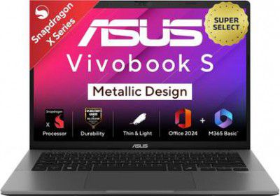 ASUS Vivobook S14 with Office 2024 (16 GB/512 GB SSD) S3407QA-KP027WS Thin and Light Laptop  