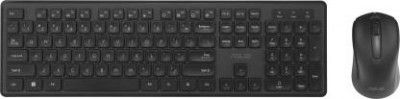 ASUS Wireless Keyboard and Optical Mouse Set CW101, Up to 1000dpi Wireless Multi-device Keyboard  (Black)