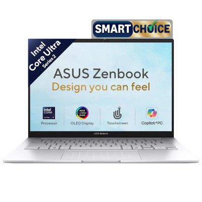 ASUS Zenbook 14 (2026),Smartchoice,Intel Core Ultra 9 285H,32GB RAM,1TB SSD,OLED,Touchscreen,14"(35.5 cm),UX3405CA-QL1113WS Laptop