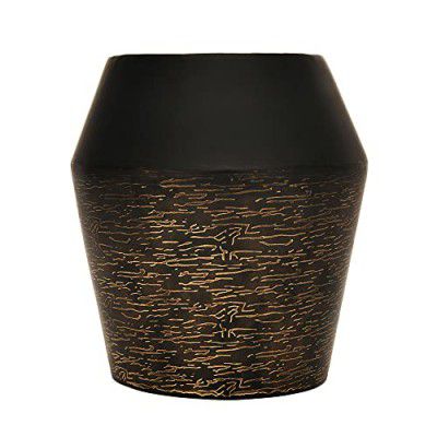 @home Amphora Small Vases - Gold & Black (19x19x20 cm)