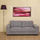 @home by Nilkamal Shirley 3 Seater Sofa (Brown)...