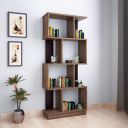 @home by Nilkamal Checkers 4 Tire Bookshelf (Classic Walnut)...